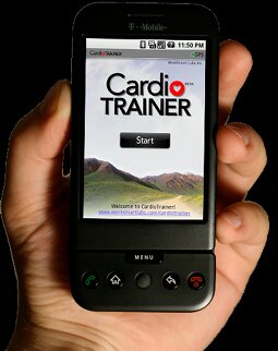 CardioTrainer Android App screen shot