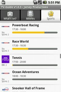 TV Guide UK Android App screen shot 3