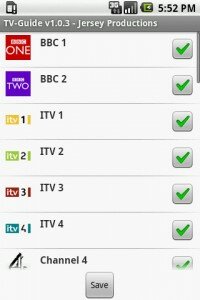 TV Guide UK Android App screen shot 5