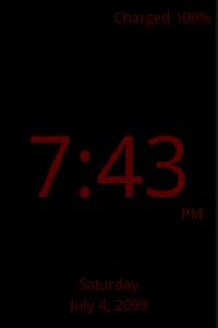 Bedside (Night Clock) Android App screen shot