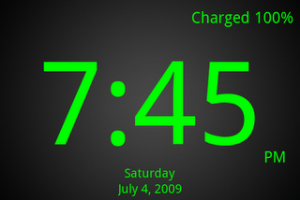 Bedside (Night Clock) Android App screen shot 2