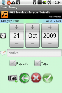 SmartMoney Android App screen shot 3