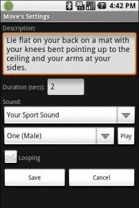 YourSport Pro/Lite Android App screen shot 3