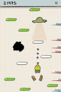 Doodle Jump Android App screen shot