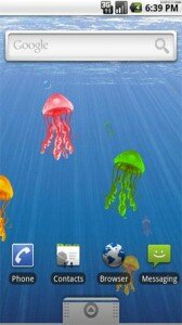 Jellyfish Tank Live Wallpaper Android App screen shot 2