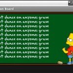 Bart Simpson Board Android App Review